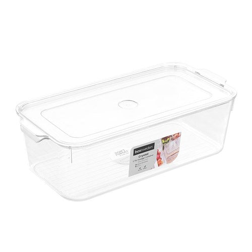 Boxsweden Crystal Storage Containerw/Lid 3.75L 33.5X16.5X10Cm