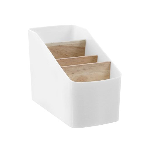 BANO ORGANISER 4 SECTION BAMBOO INSERTS 18X9X12.5CM