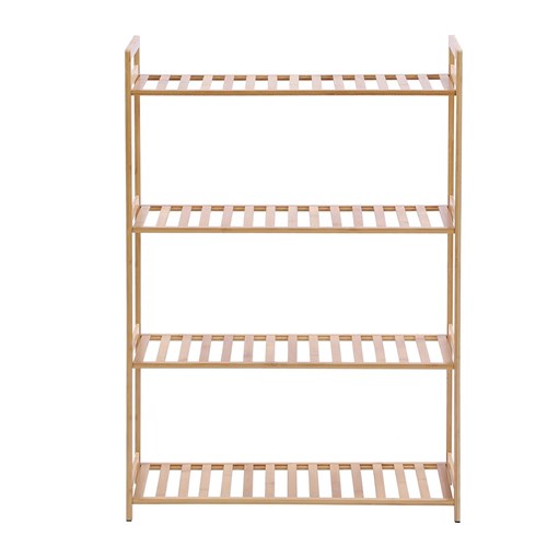 Bamboo 4 Tier Storage Shelf 68X25X100Cm