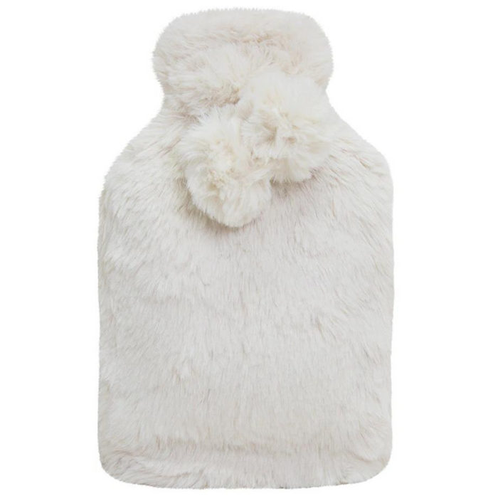 Amara Hot Water Bottle and Cover 37x22cm Ivory