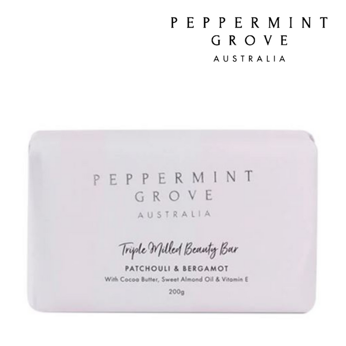 PGA Beauty Bar 200g - Patchouli & Bergamot