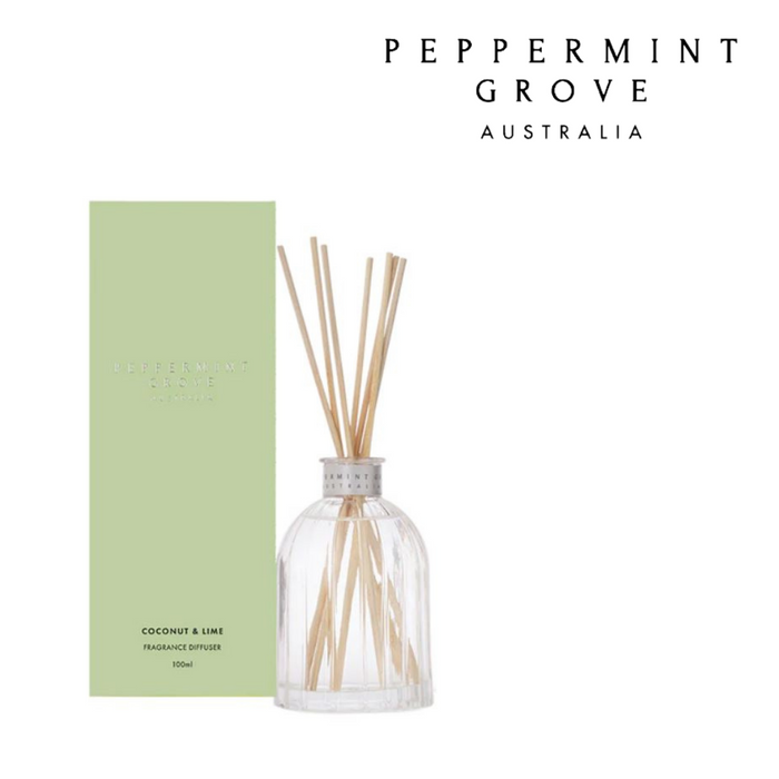 PGA Mini Fragrance Diffuser 100ml - Coconut & Lime