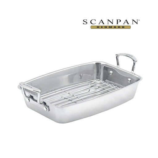 Scanpan Impact Roasting Pan with Rack 44 x 26 x 11cm