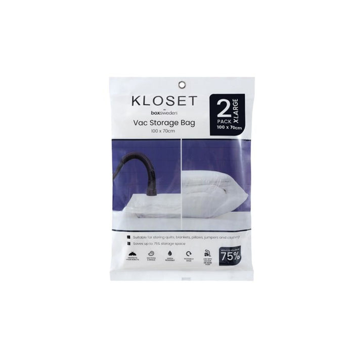 Kloset Vac Storage Xlarge 100x70cm 2Pack