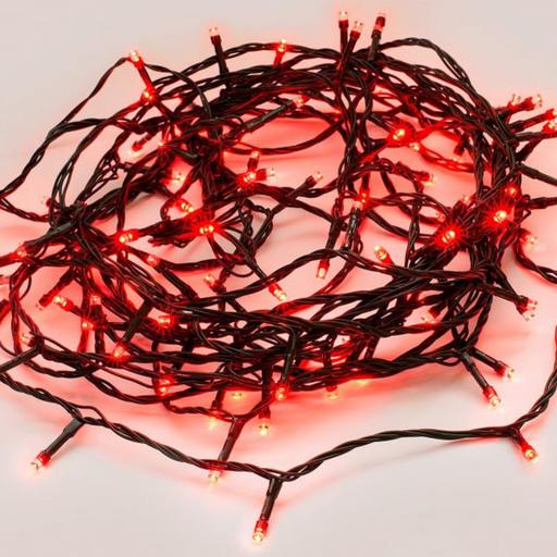 Ronis 240 LED Fairy Light Chain Red Dark Green Cable 16.8m