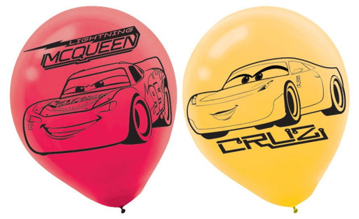 Cars 3 Latex Balloons 30cm 6pk