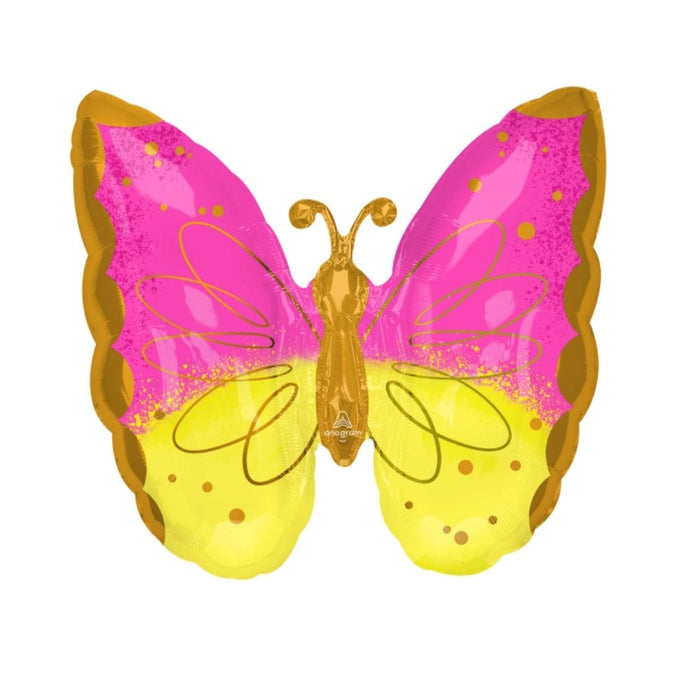 SS XL Pink & Yellow Butterfly P30