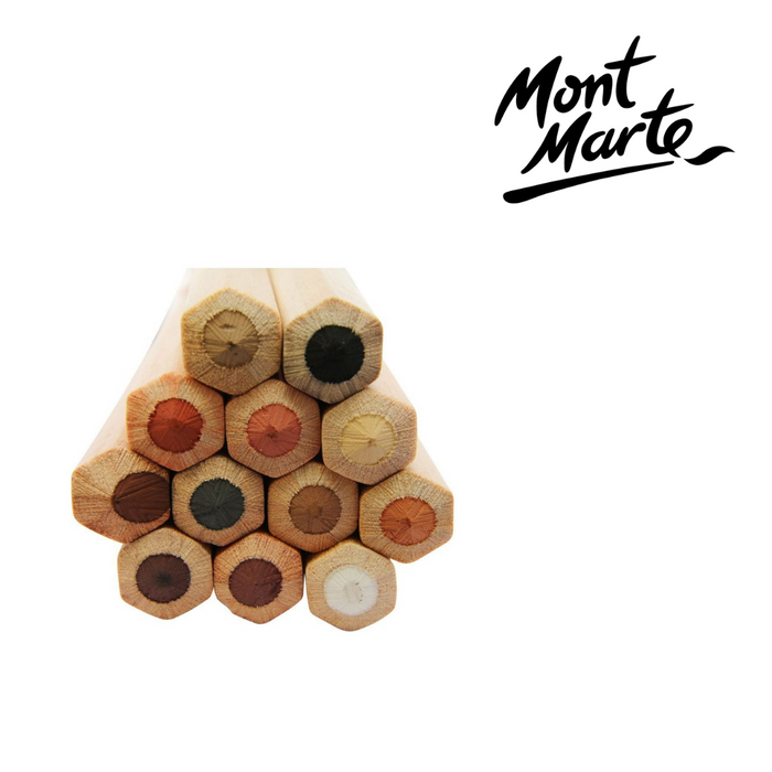 Mont Marte Skin Tints Pastel Pencils 12pc