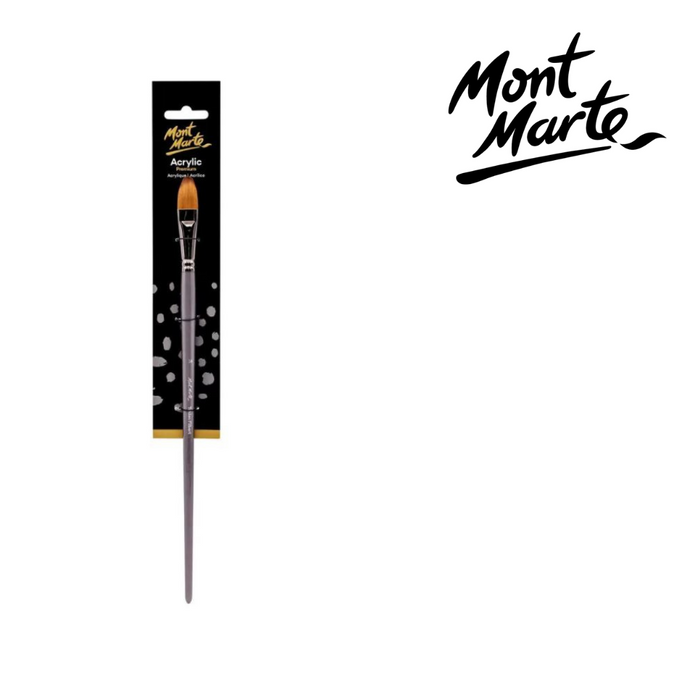 Mont Marte Artist Brush Taklon Filbert 16