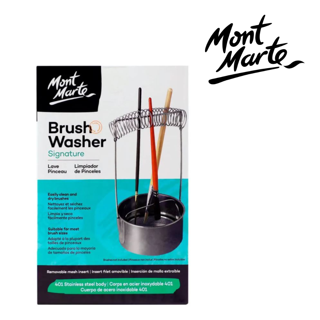 Mont Marte Brush Washer, Stainless Steel