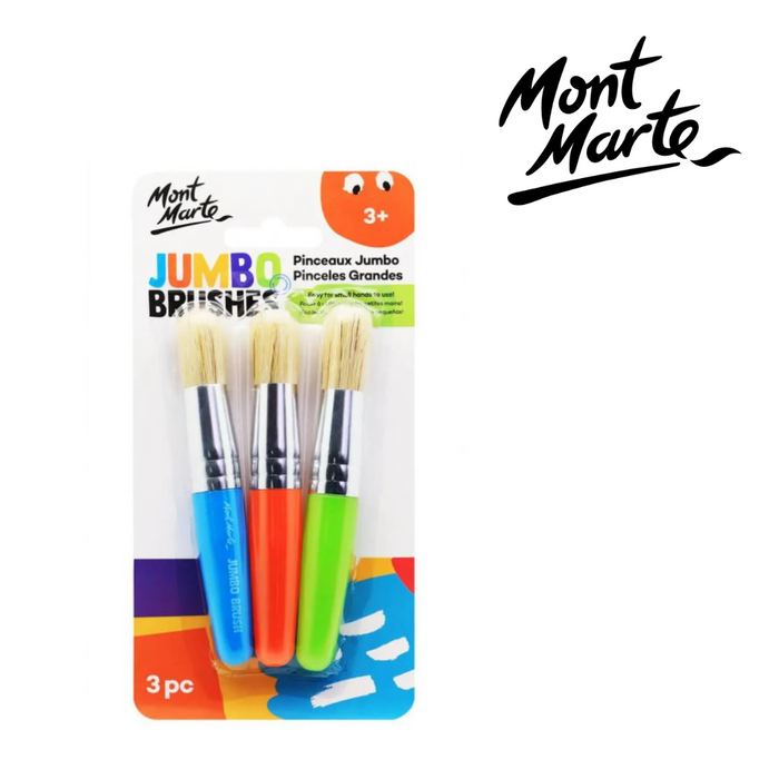 Mont Marte Jumbo Brushes 3pc