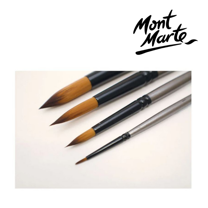 Mont Marte Gallery Series Brush Set Acrylic 4pc