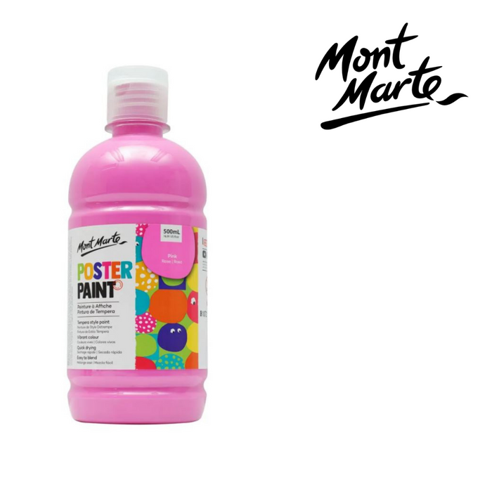 Mont Marte Poster Paint 500ml - Pink