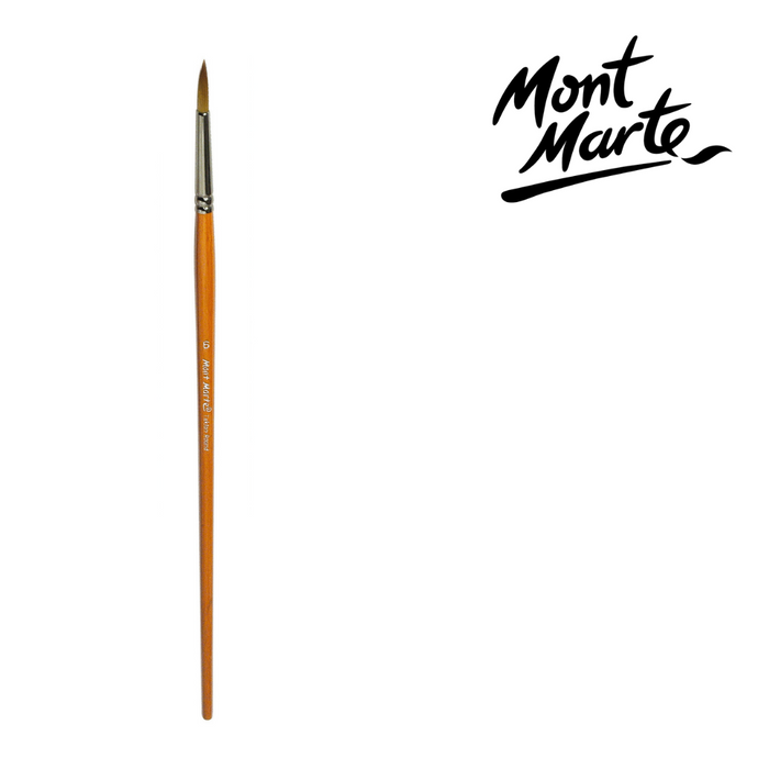 Mont Marte Artist Brush Taklon Round 6