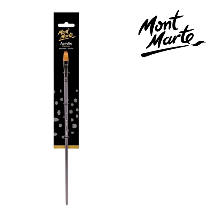 Mont Marte Artist Brush Taklon Flat Long 10