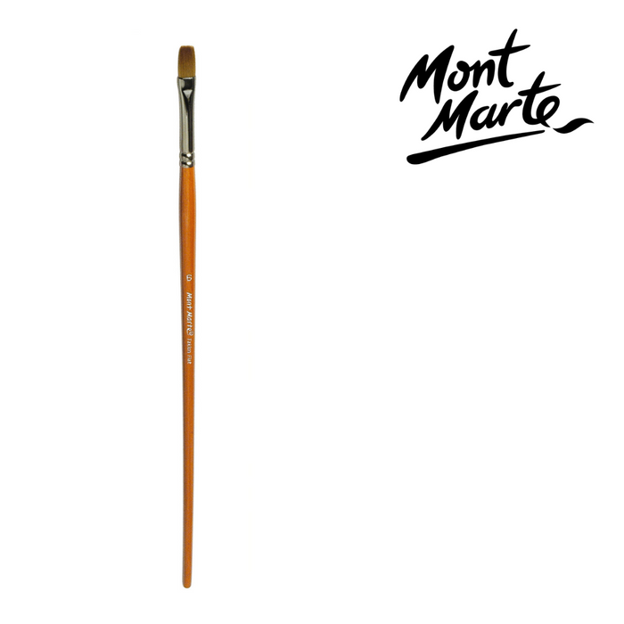 Mont Marte Artist Brush Taklon Flat Long 6