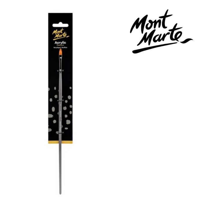 Mont Marte Artist Brush Taklon Filbert 6