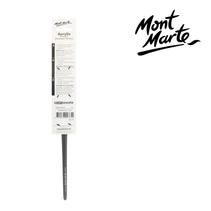 Mont Marte Artist Brush Taklon Filbert 24