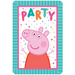 Peppa Pig Confetti Party Postcard Invitations 8pk
