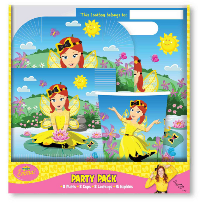 The Wiggles Emma Party Pack 40pc Pk40