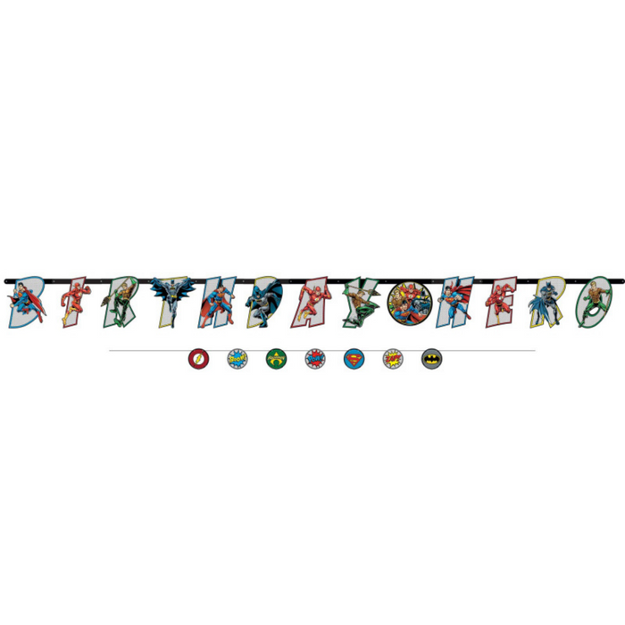 Justice League Heroes Unite Jumbo Banner Kit Pk2