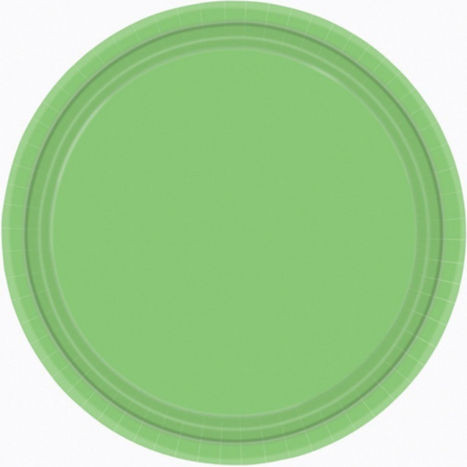 Paper Plates Round Kiwi 26cm 20pk