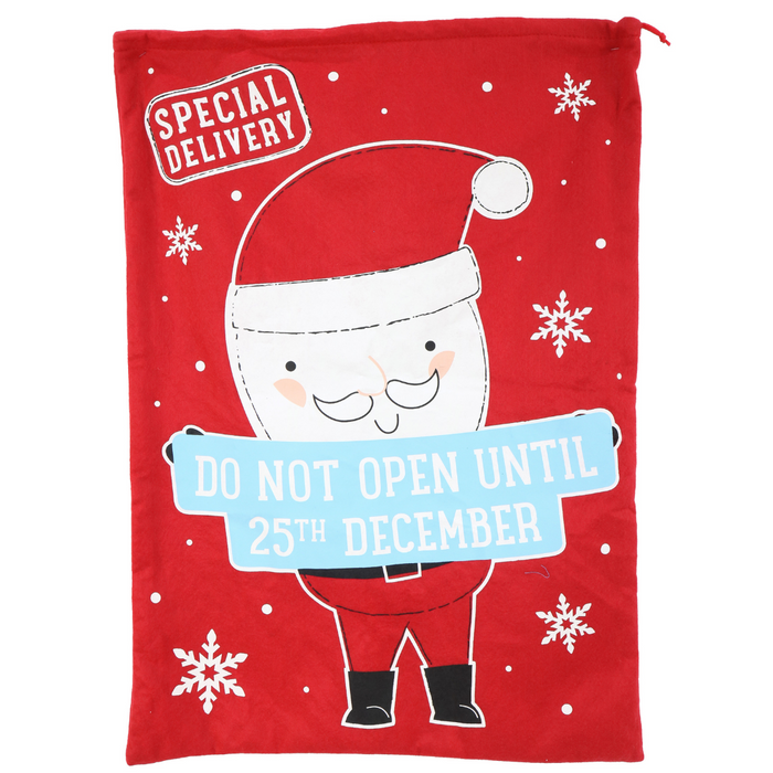 Sack Santa Special Delivery 70x50cm