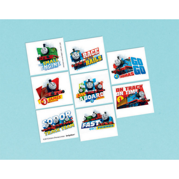 Thomas All Aboard Tattoos (5cmx4cm)