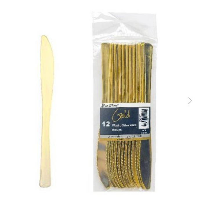 Knives Gold-Plated (12pk)