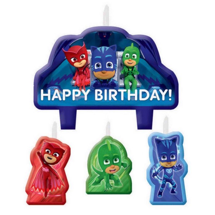 PARTY CANDLES™ PJ Masks Birthday Candle Set
