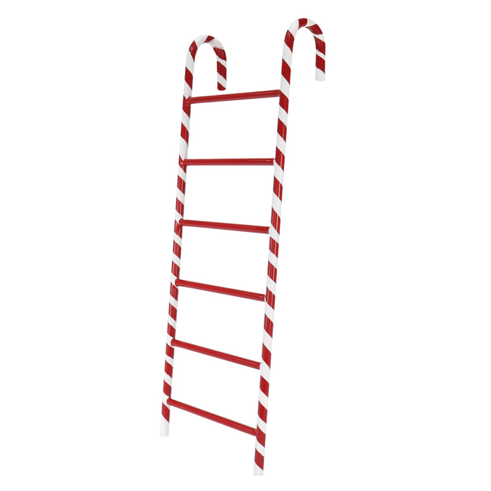 Metal Candy Cane Ladder 60Cm