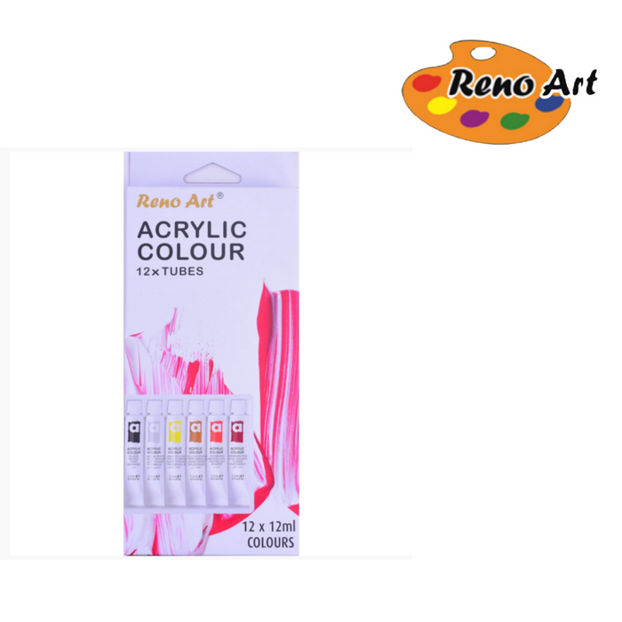 Acrylic Colour Set 12 x 12ml