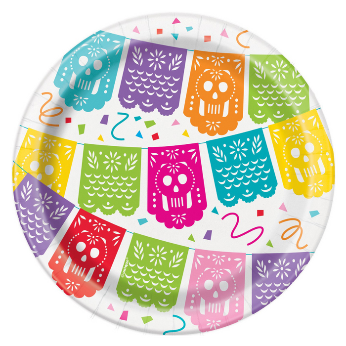 PARTY PLATES™ Mexican Fiesta Plates (18cm)