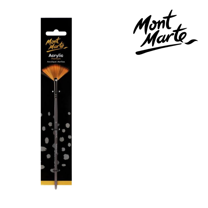 Mont Marte Artist Brush Taklon Fan 6