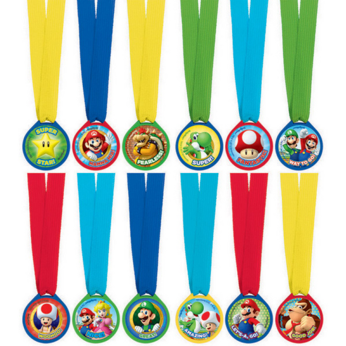 Super Mario Brothers Mini Award Medals