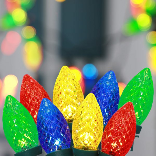 Ronis 50 LED C9 Pinecone Connectable String Lights Multicolour 9.8m