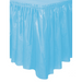 Plastic Tableskirt Powder Blue 