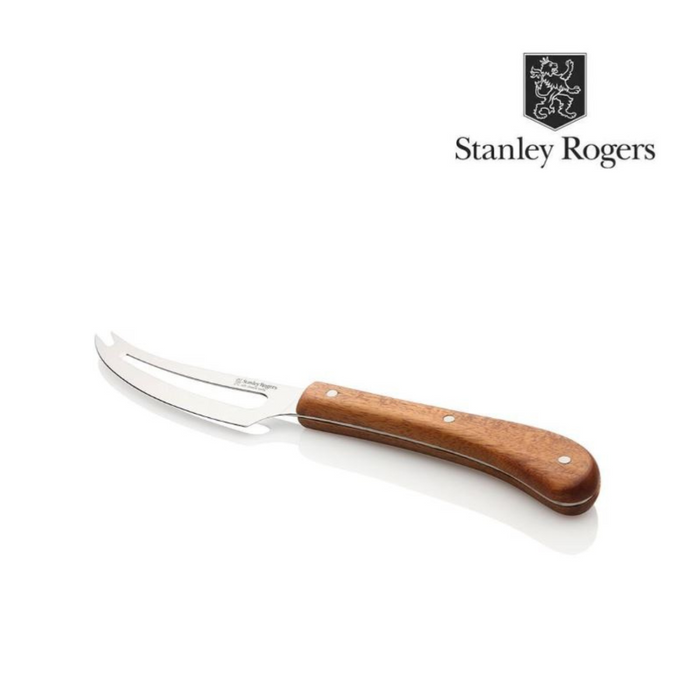 Pistol Grip Slotted Soft Cheese Knife Acacia Stanley Rogers