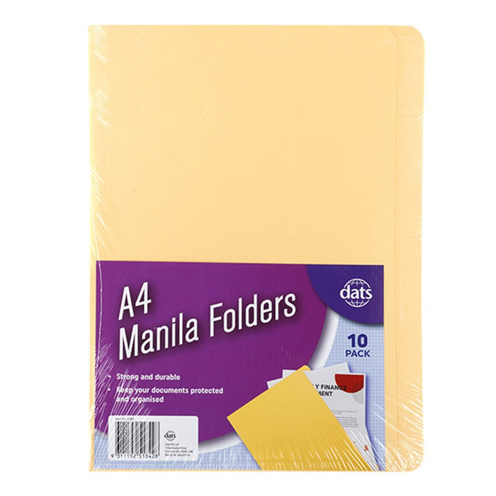 Folder Document Manila A4 Pk10