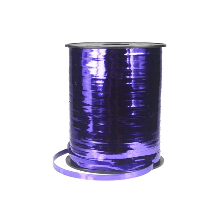 Metallic Ribbon 5mm x 500Y Spool Purple