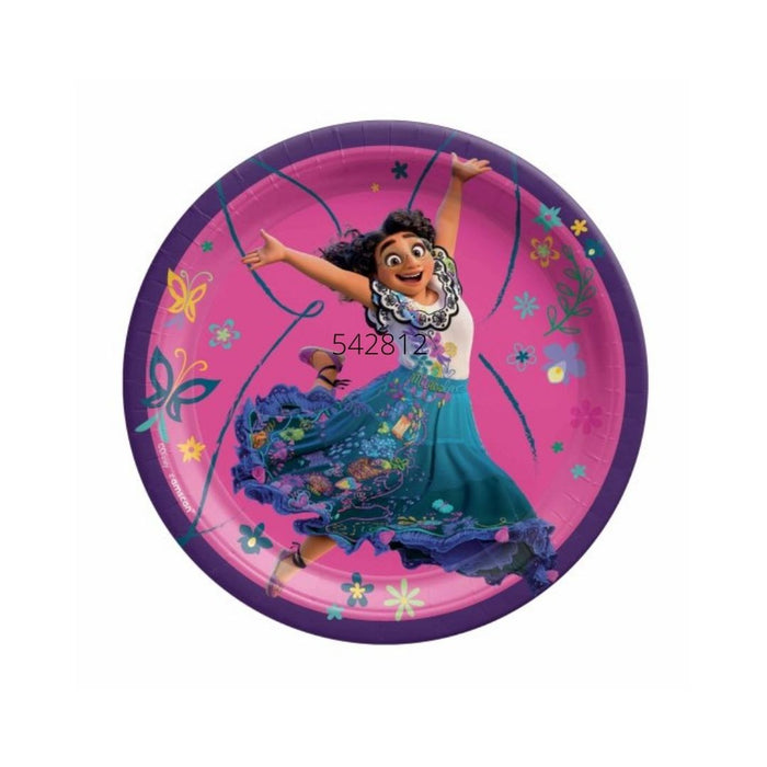 Encanto Round Paper Plates 17cm 8pk