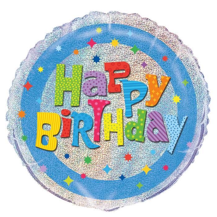 Wacky Bday Foil Balloon 45cm