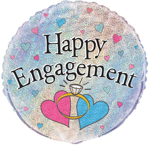 Happy Engagement Foil Balloon 45cm