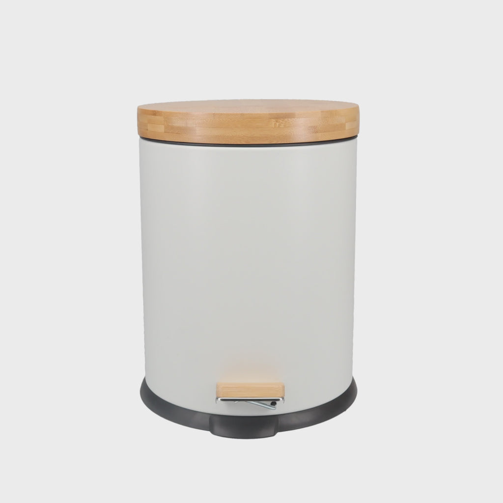 Eco Basics Rubbish Bin 5L - White