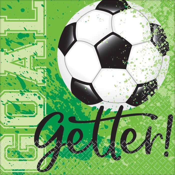 Goal Getter Soccer Beverage Napkins