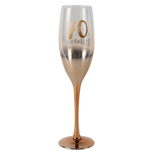 Ronis 70 Ombre Champagne Glass Rose Gold 150ml