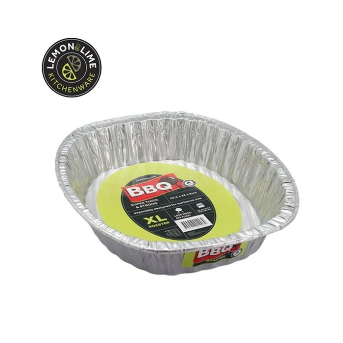 Foil Roasting Tray Ovalheavy Duty 46X36X8.5Cm