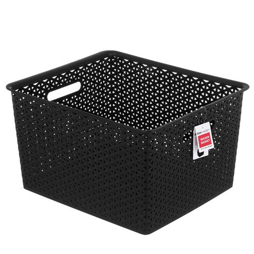 Woven Storage Basket 32L44.5X34X25Cm 4 Asstd