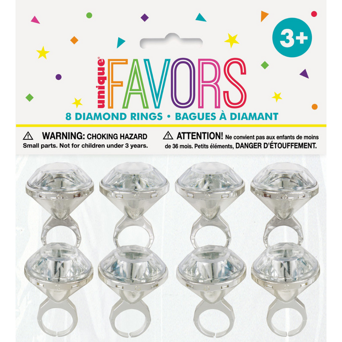 Diamond Rings 8pk