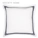 SH Harington Cushion White/Navy 50x10x50cm